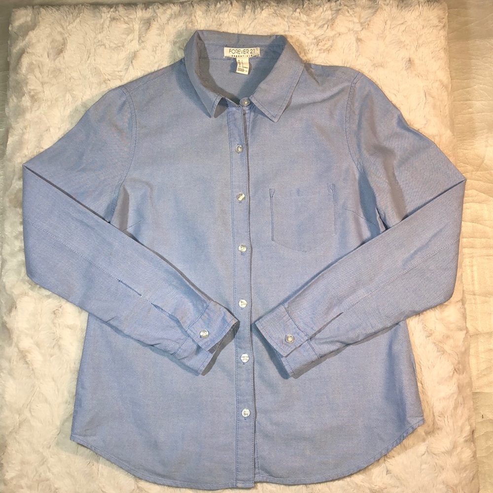 Forever 21 button down collar shirt